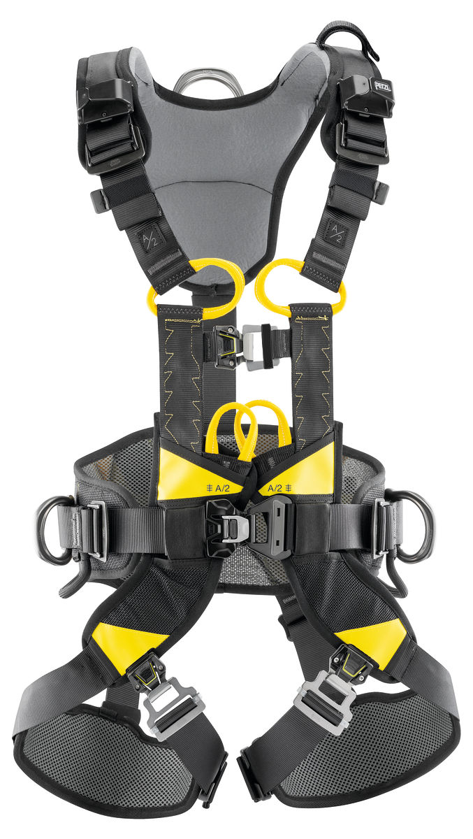 Petzl Auffang- und Haltegurt Volt Wind Petzl Auffang- und Haltegurt Volt Wind Sicherheitsgurt in der Farbe Schwarz-Gelb
