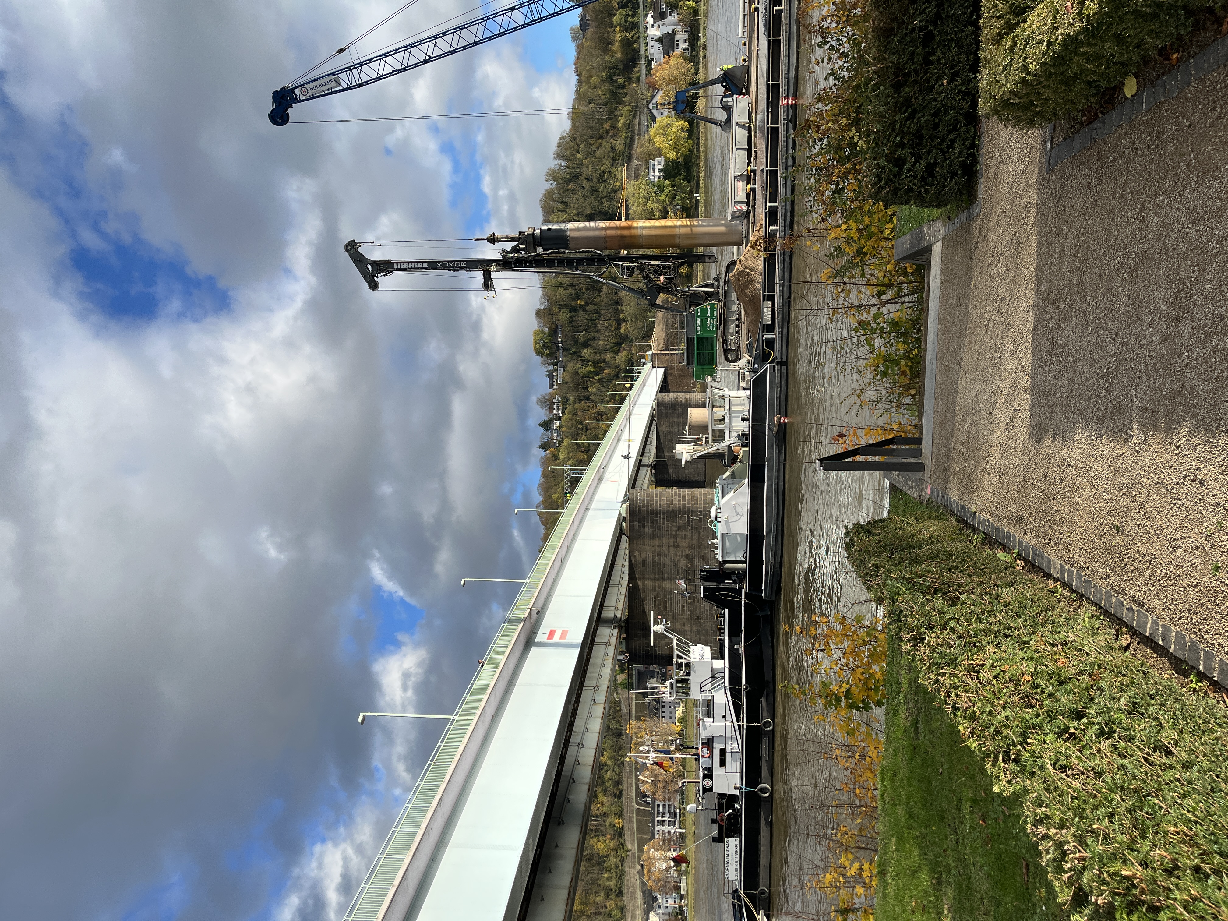  Industrieklettereinsatz an der Pfaffendorfer Brücke in Koblenz