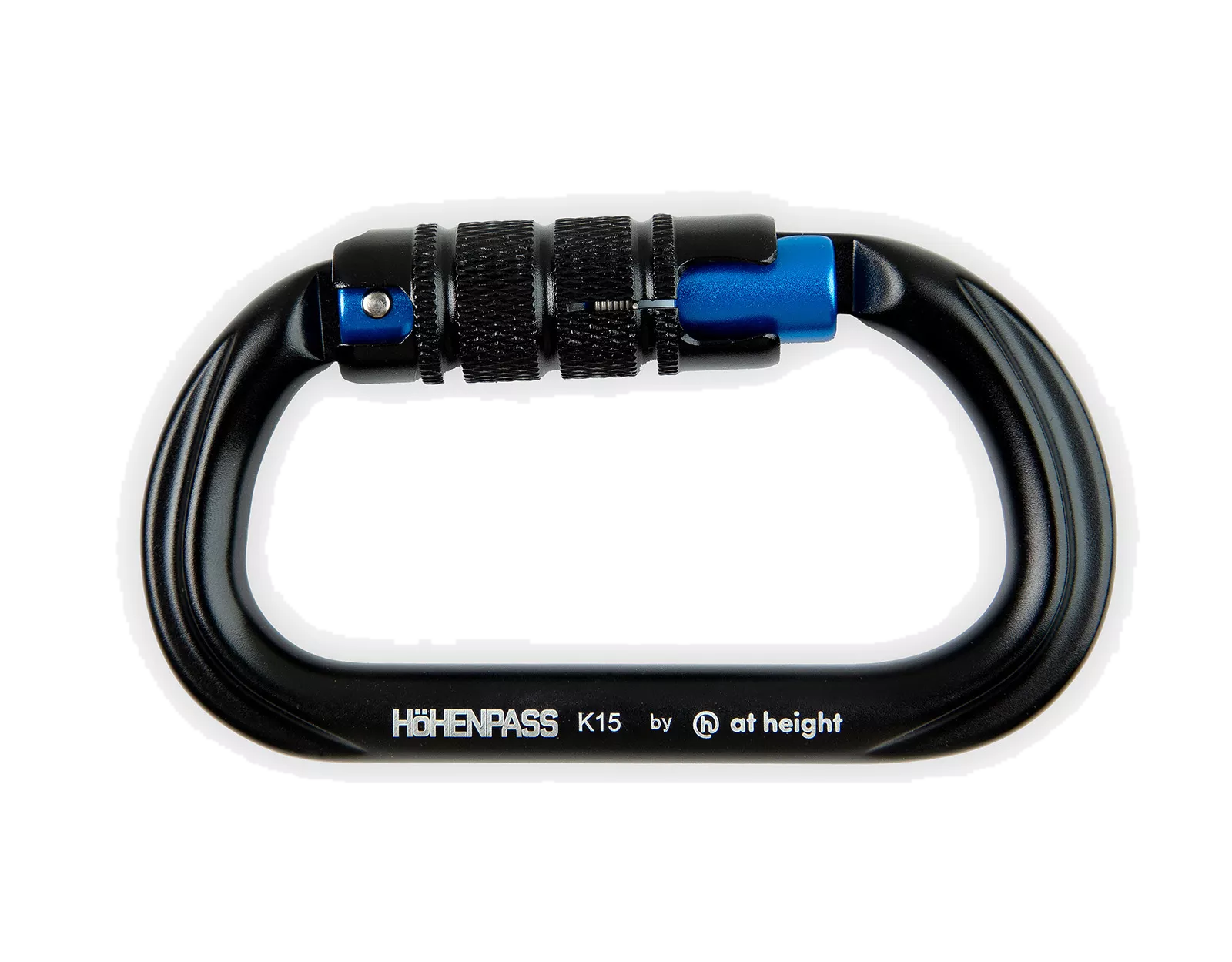 Höhenpass Oval Aluminium Trilock-Karabiner