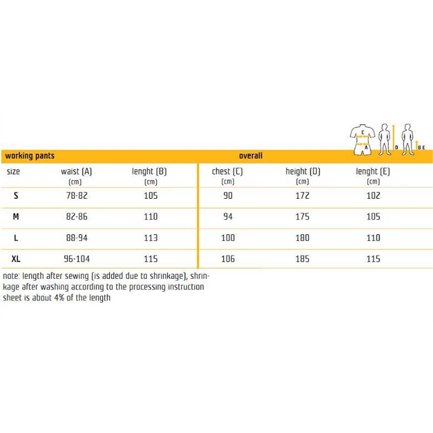 Singing Rock Overall M | SI-W9803BY03