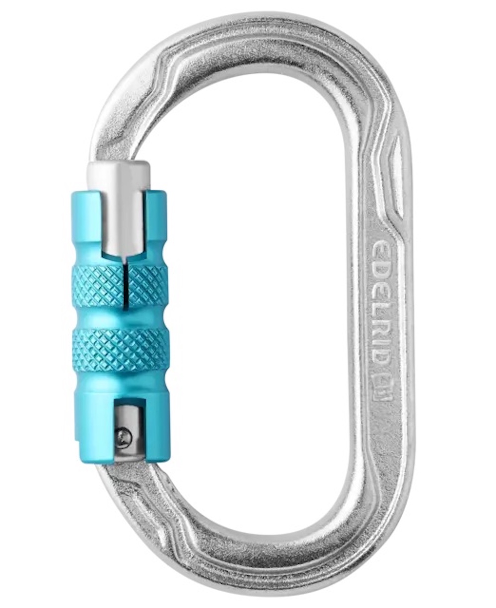 Edelrid Oval Power Steel Triple-Lock Karabiner