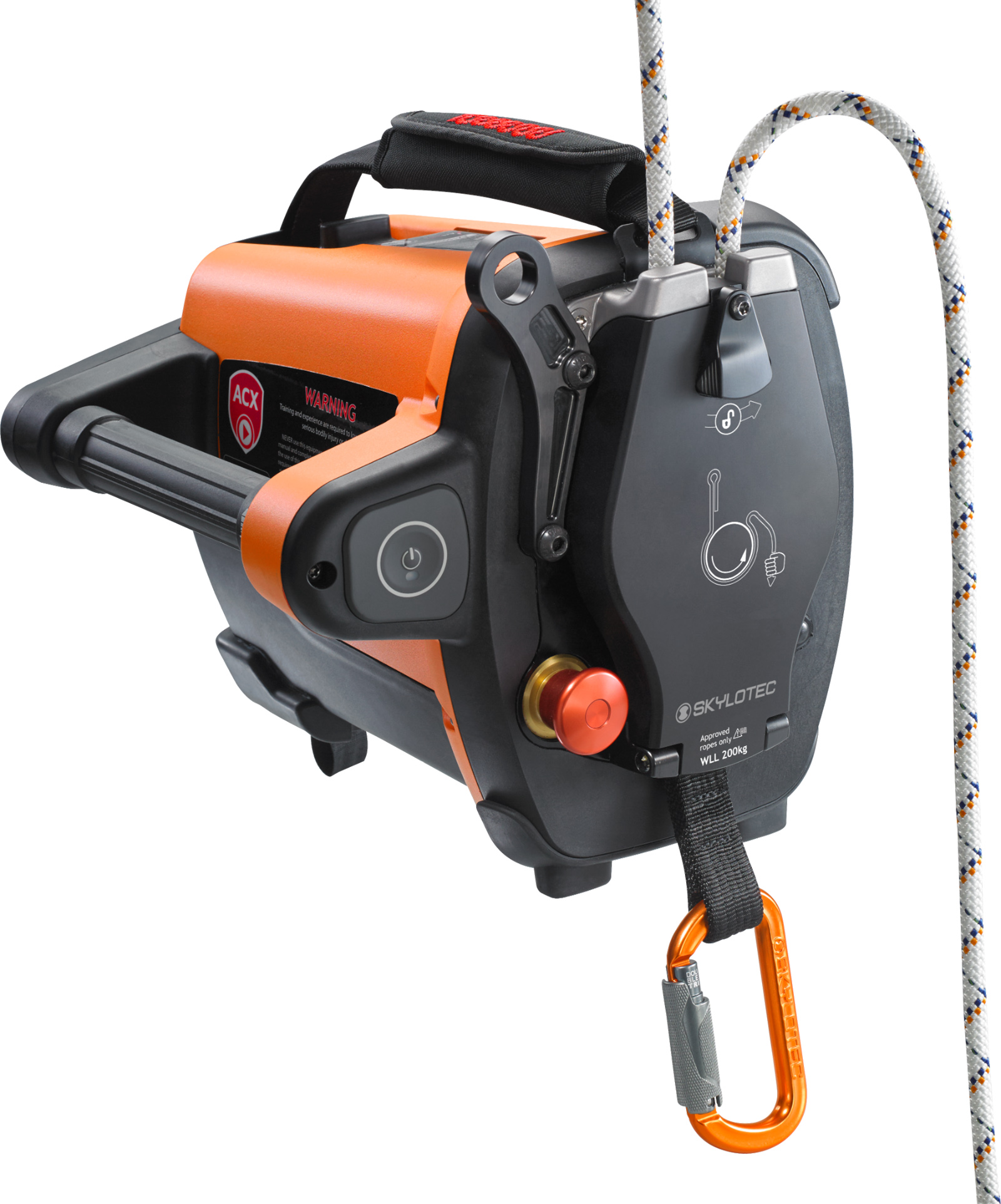 Skylotec Actsafe ACX Personenwinde | SKY-POA-001 Skylotec Actsafe ACX Personenwinde in der Farbe Orange-Schwarz
