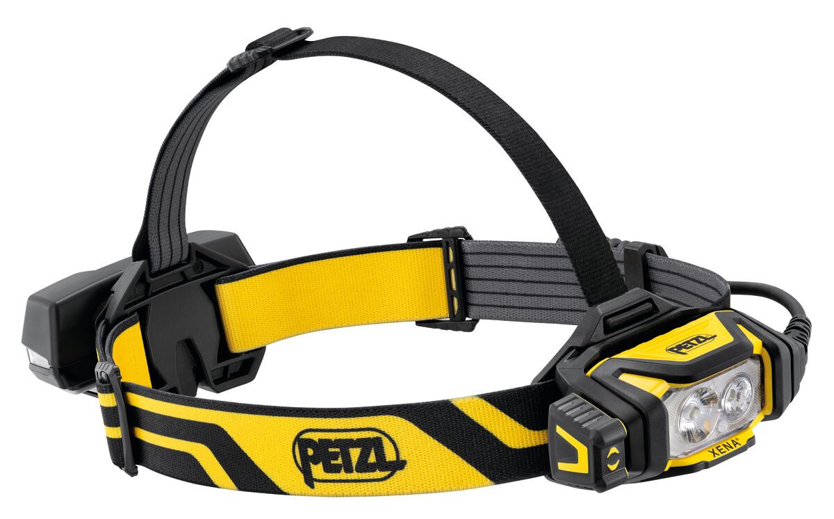 Petzl Xena Stirnlampe in gelb-schwarz 