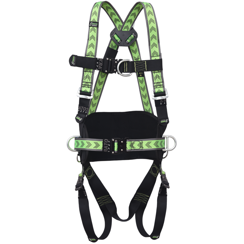 Kratos Safety AKROS 3 - Zweipunktauffanggurt mit Haltegurt und Schnellverschluss-Schnallen