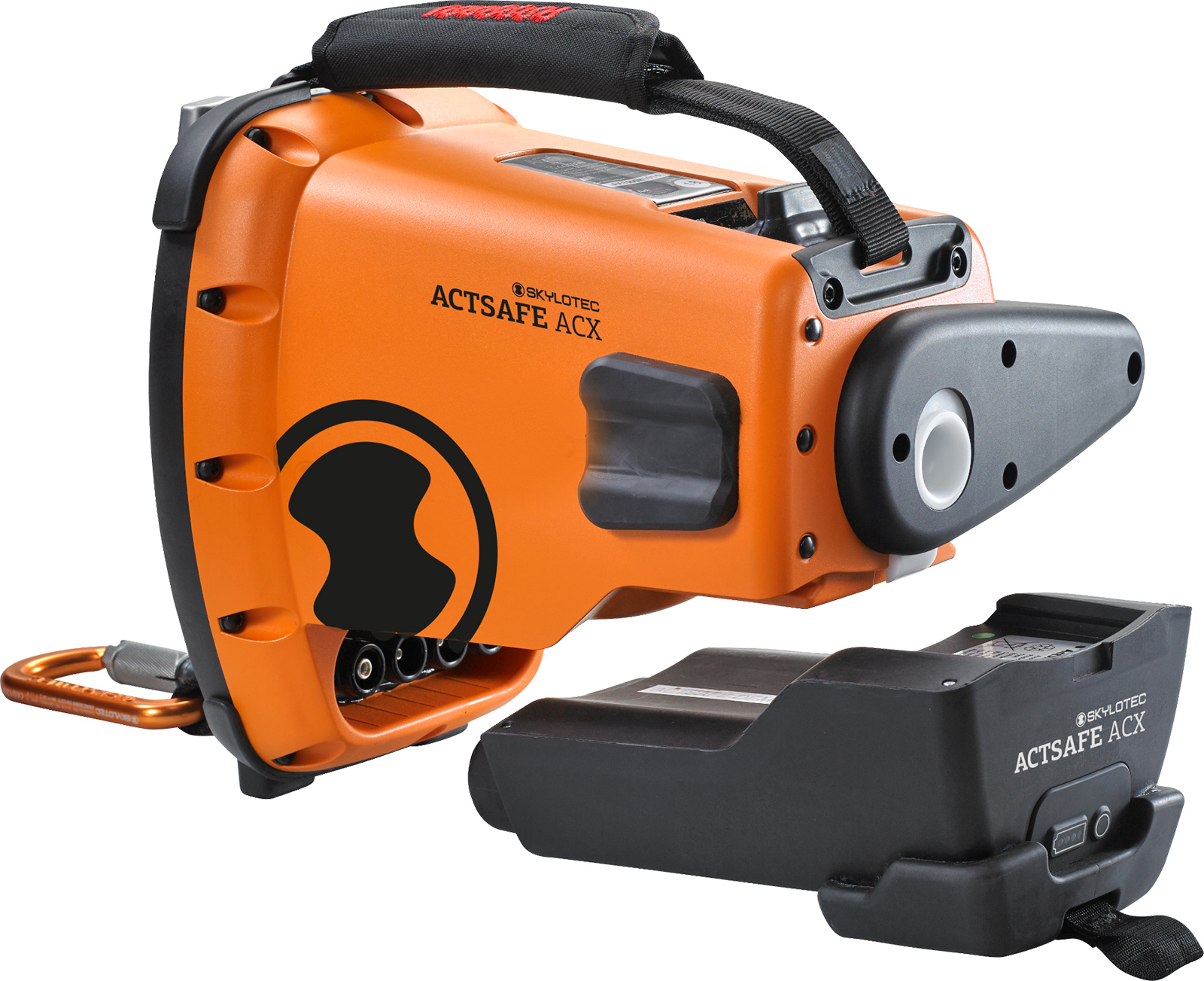 Skylotec Actsafe ACX Personenwinde | SKY-POA-001 Skylotec Actsafe ACX Personenwinde in der Farbe Orange-Schwarz