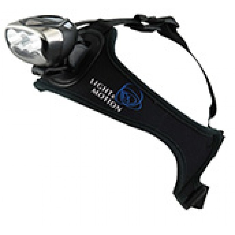 Kopflampe mit verstellbarem Band für Outdoor-Aktivitäten und nächtliche Erkundungen.