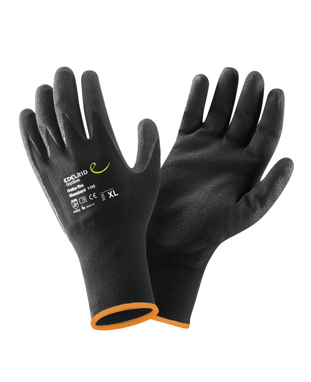 Edelrid Grip Glove Handschuhe VPE 6 in der Farbe Schwarz-Orange