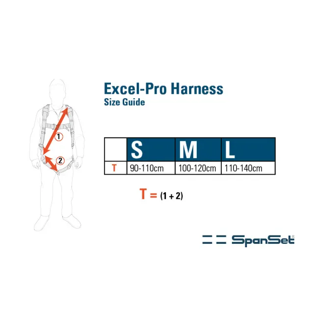 SpanSet Excel-Pro Auffanggurt - S | SP-2024135 