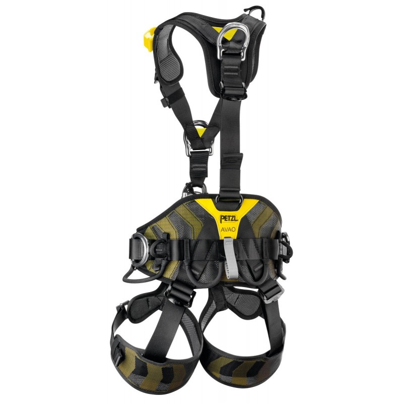 Petzl Auffang- und Haltegurt AVAO europäische Ausführung | PE-C071AB00 Petzl Auffang- und Haltegurt AVAO BOD europäische Ausführung Sicherungsgurt in der Farbe Schwarz mit Gelb
