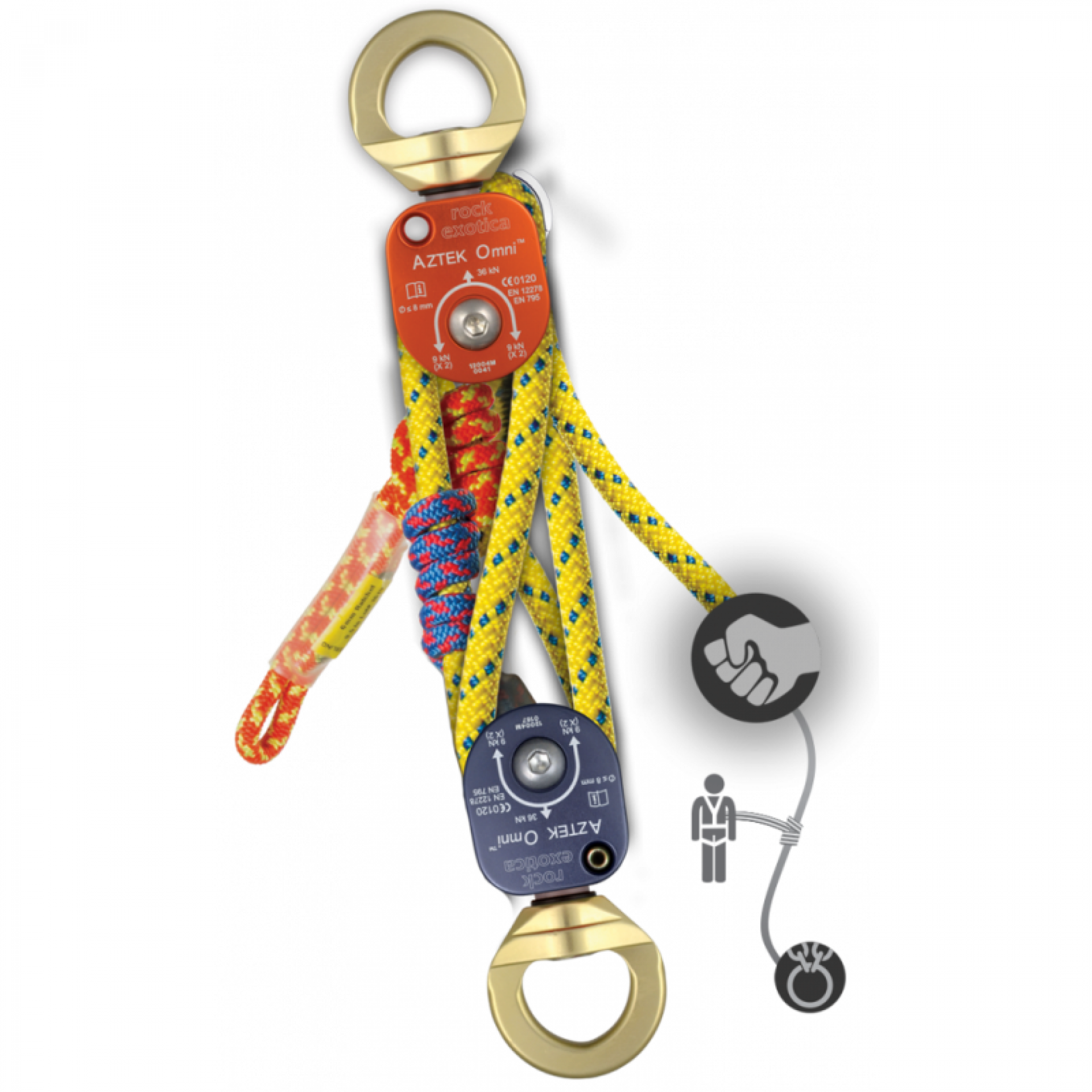 Skylotec Pulley KIT 31 Flaschenzug Set 40 m SKYSET30240